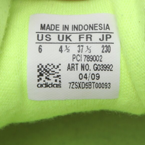 Adidas Superstar Leather Sneakers Running Shoes Neon Stripes Yellow Blue Red - Picture 6 of 12